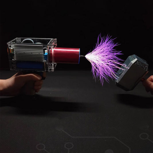 Handheld Tesla Coil with 10cm Arc - Educational Lightning Experiment Device STEM Models Diyengmod